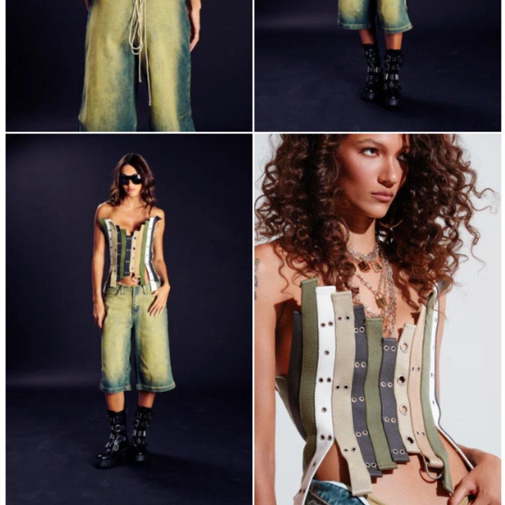 DOWN FOR FUN CORSET TOP - L/XL